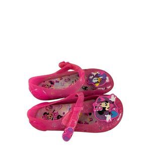 Disney Minnie Mouse Daffy Duck pink junior rubber sandals size 11